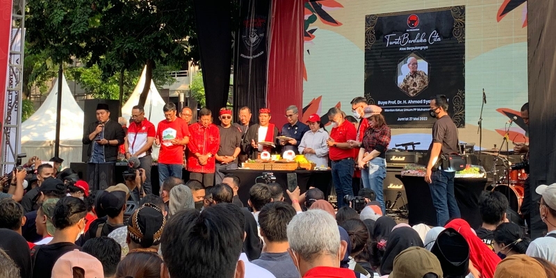 Festival Kopi Tanah Air PDI Perjuangan Sejenak Mengheningkan Cipta untuk Buya Syafii Maarif