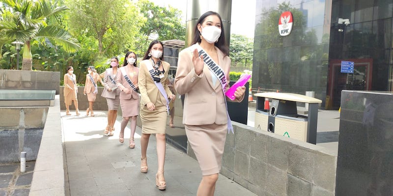 45 Finalis Putri Indonesia 2022 Berguru Antikorupsi ke Gedung KPK