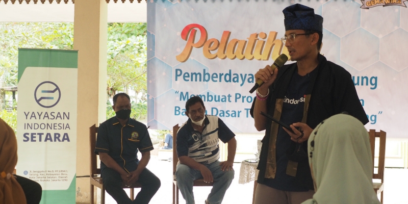 Resmikan Rumah Kreatif, Menparekraf: Sebentar Lagi <i>Tour de Belitung</i>, Siapkan Produk Kreatif untuk Wisatawan