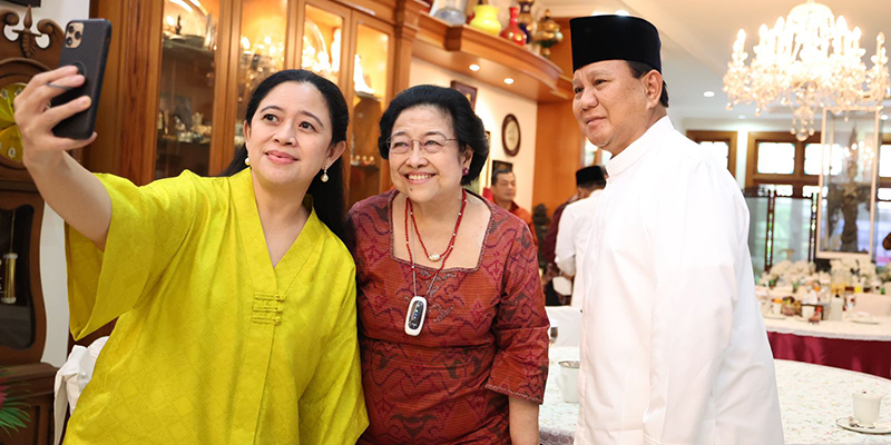 Jadi Tamu Terbatas, Prabowo dengan Mega Ngobrolin Makan dan Kesehatan