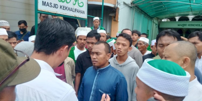 Ratusan Polisi-TNI Amankan Dua Pengurus Khilafatul Muslimin di Lampung