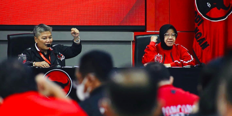 Rakernas PDIP Hari Kedua, Risma dan Ribka Tjiptaning Beri Pembekalan ke Ketua DPD PDIP