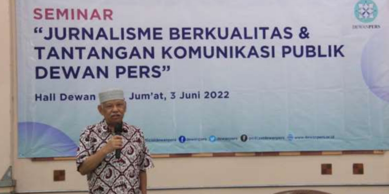 Prof Azyumardi Azra akan Bawa Dewan Pers Jadi Mitra Kritis Pemerintah