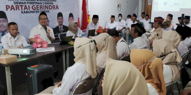 Gerindra Gresik Sepakat Usung 2 Kader Internal Jadi Calon Bupati-Wakil Bupati 2024