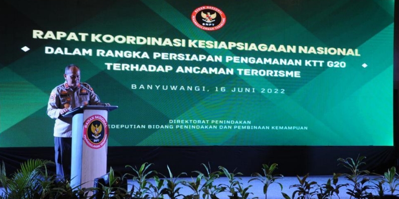 Jelang Pengamanan KTT G20, BNPT Matangkan Antisipasi Terorisme