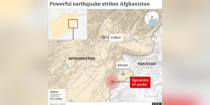 China Siapkan Bantuan untuk Korban Gempa Afghanistan