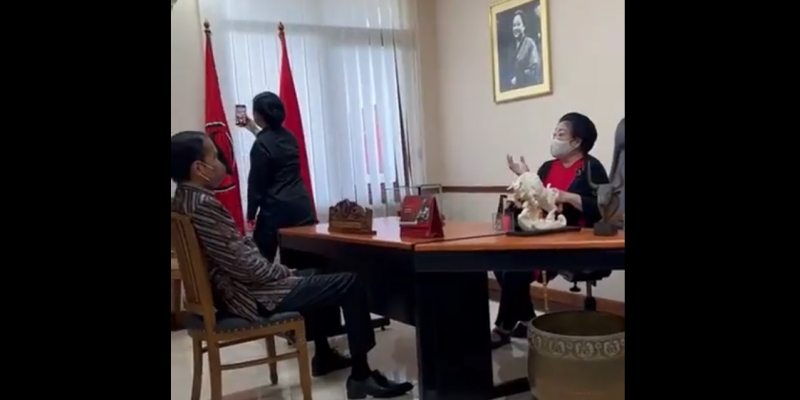 Tidak Ada Hasto saat Megawati Ngobrol Serius dengan Presiden Jokowi