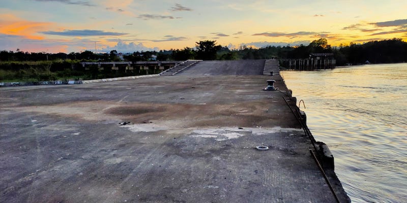 Proyek infrastruktur di Kalimantan Timur yang mangkrak/Ist