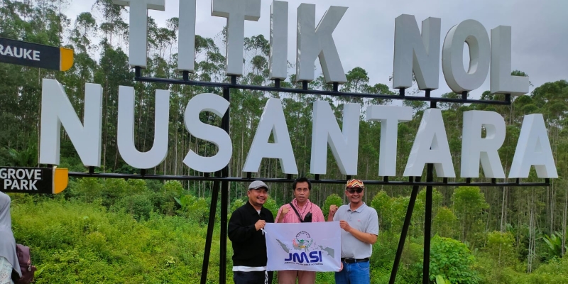 Kawal Dari Dekat, JMSI Kaltim Tinjau Langsung Titik Nol IKN Nusantara