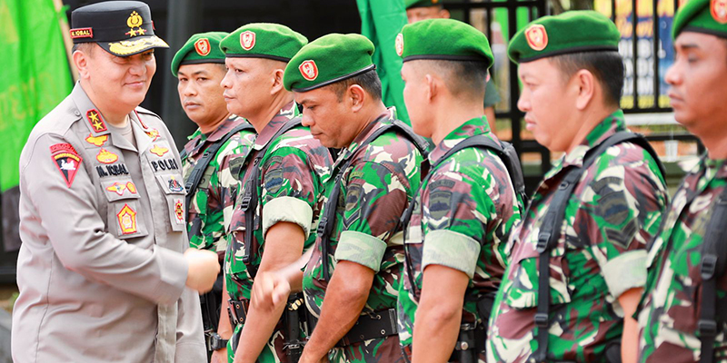 Safari ke Markas Tentara, Kapolda Riau: TNI-Polri Pilar Penting Negara
