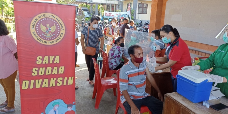 Kejar Target, BIN Akselerasi Vaksinasi Booster di Seluruh Bali