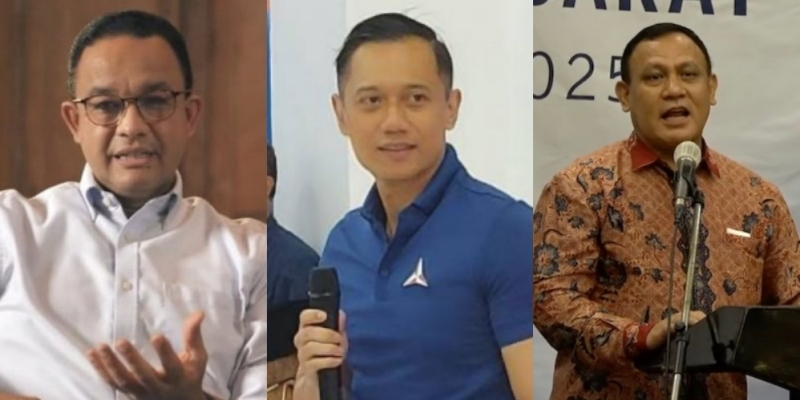 Anies Kembali Susul AHY, Firli di Nomor Tiga, Erick Thohir Masih di Papan Bawah