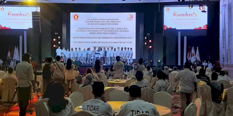 Tutup Rakernas, Tidar Resmi Deklarasi Dukung Prabowo Maju di Pilpres 2024
