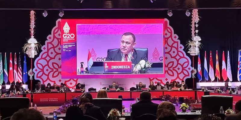 Di Forum ACWG G20, Firli Bahuri Dorong Koruptor Dimiskinkan