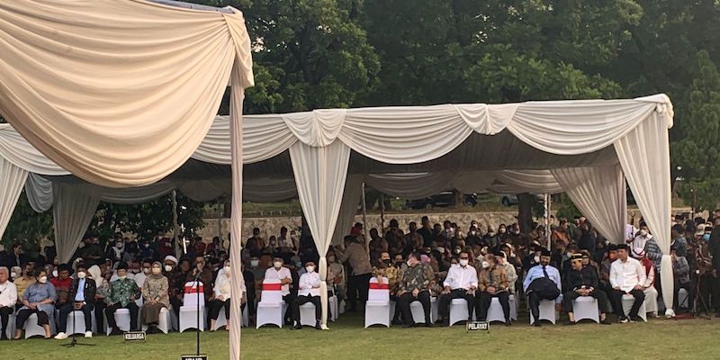 Puan dan Ganjar Hadir, Megawati Tak Nampak di Pemakaman Tjahjo Kumolo