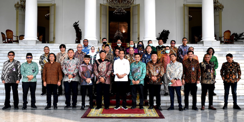 Jokowi Kumpulkan Relawan di Istana Bogor, PDIP: Selama Dialog untuk Kemajuan Bangsa itu Positif