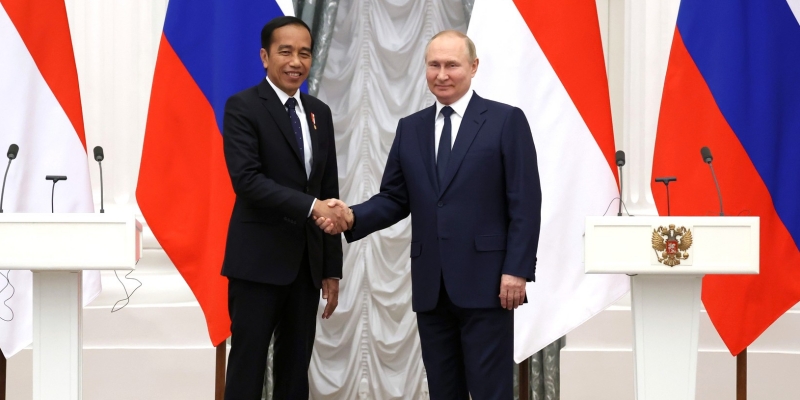 Zona Perdagangan Bebas Indonesia-Rusia Jadi Pembicaraan Serius Jokowi dan Putin
