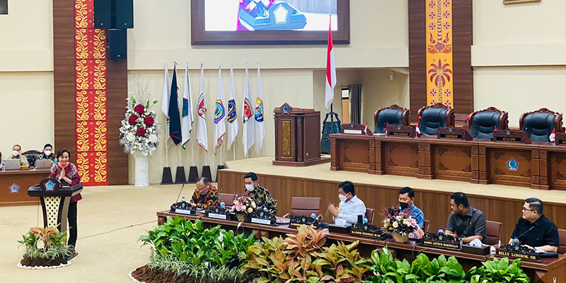 KPK Minta DPRD Sulut Hasilkan Kebijakan yang Berpihak ke Rakyat dan Antikorupsi