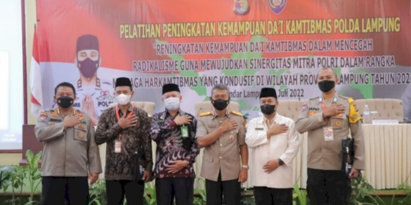 Polda Lampung Gelar Peningkatan Kemampuan Dai Kamtibmas untuk Cegah Radikalisme
