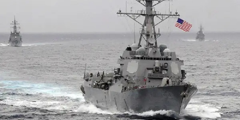 Walau Diusir China, AS Tak Gentar dan Lanjutkan Operasi Kebebasan Navigasi di Laut China Selatan