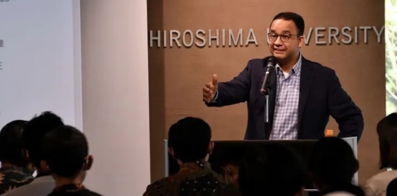 Isi Seminar di Hiroshima University, Anies Ungkap Orang Jepang Berminat Belajar dari Indonesia