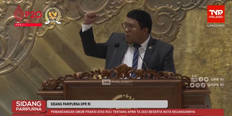 Tidak Mau Ketinggalan, Demokrat Juga Teriakkan AHY Presiden di Rapat Paripurna DPR