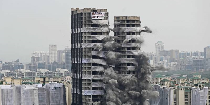 Citizens’ trial granted, two 100m high towers in India demolished