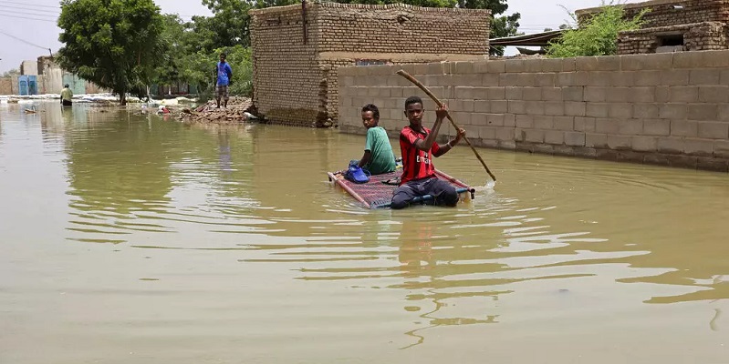 Sudan Diterjang Banjir, Ribuan Rumah Terendam Air