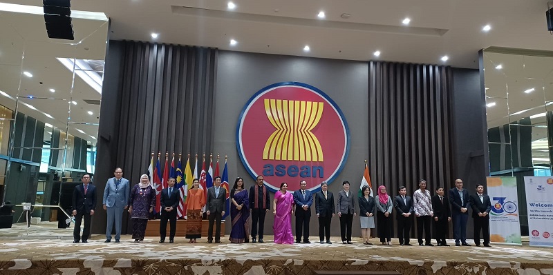 Peluncuran ASEAN-India Network of Universities (AINU) di Sekretariat ASEAN, Jl. Sisingamangaraja, Jakarta Selatan pada Senin, 29 Agustus 2022/RMOL