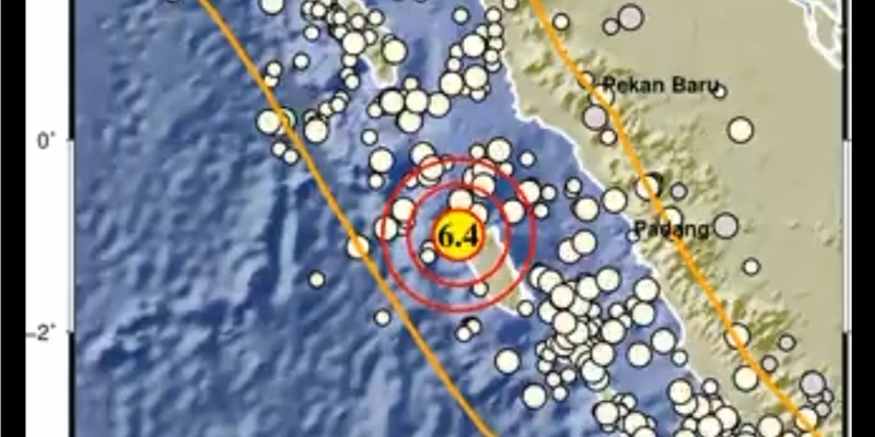 Gempa Magnitudo 6,4 Guncang Kepulauan Mentawai, Tidak Berpotensi Tsunami