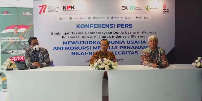 KPK Minta PT Pupuk Indonesia Tanamkan Nilai Antikorupsi hingga ke Anak Perusahaan