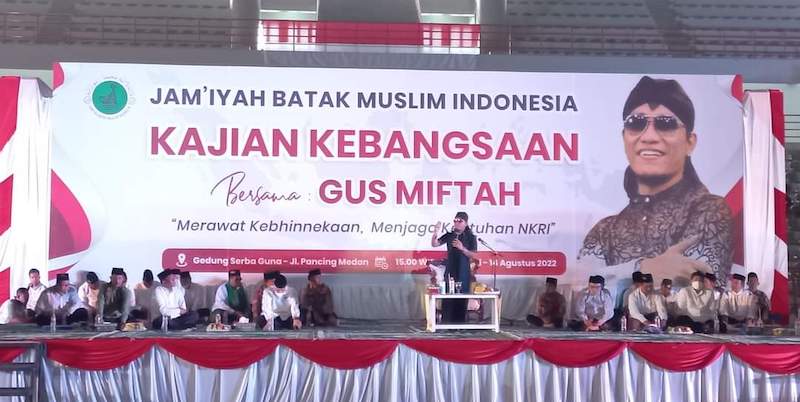Gus Miftah: Budaya Dalihan Na Tolu Modal Penting Masyarakat Batak Rawat Persatuan Bangsa