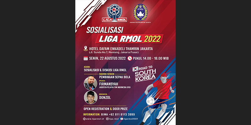 Hari Ini, Pengenalan Liga RMOL Akan Dihadiri Asisten Pelatih Tim U-16 Indonesia