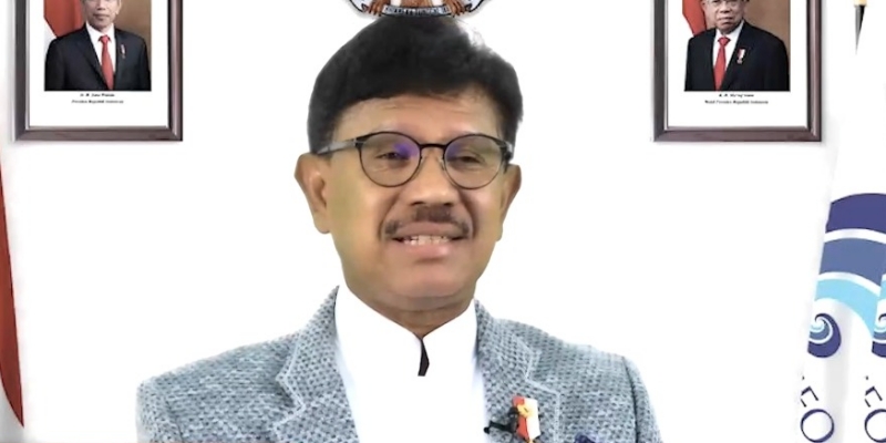 Johnny Plate: Kemenkominfo Komitmen Genjot Indeks Literasi Digital Indonesia di Tahun 2022