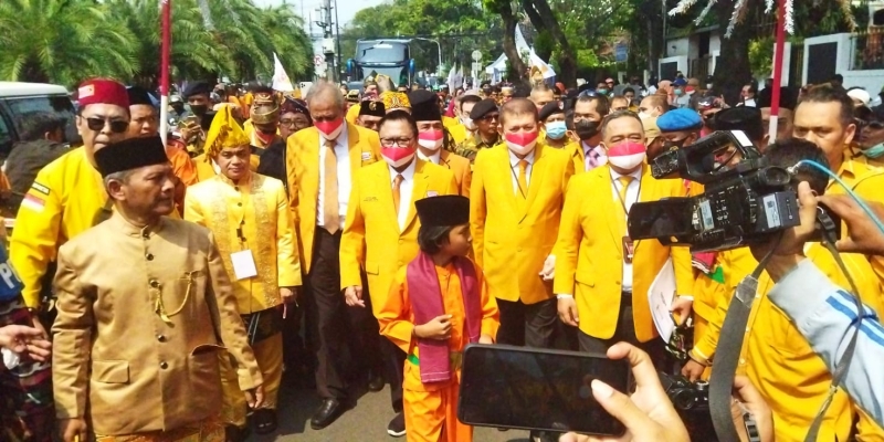 Ketua Umum Partai Hanura, Oesman Sapta Odang memimpin langsung pendaftaran Partai Hanura ke KPU RI/RMOL
