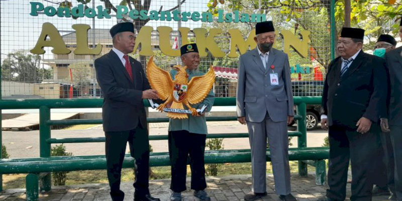 Ponpes Al Mukmin Gelar Upacara Bendera untuk Kali Pertama, Abu Bakar Ba'asyir: Semoga Indonesia Baldatun Thoyyibatun wa Robbun Ghofur