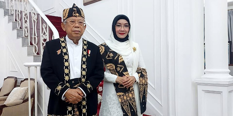 Setiap Bagian Pakaian Adat Banten yang Dikenakan Wapres Saat Upacara Peringatan Detik-detik Proklamasi Mengandung Banyak Makna