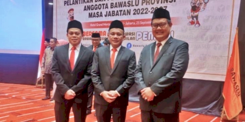 Tiga Anggota Baru Dilantik, Bawaslu Lampung Segera Tetapkan Ketua