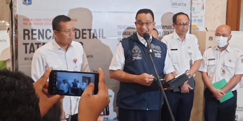 Anies Sempurnakan Pergub RDTR yang Diterbitkan Jokowi-Ahok