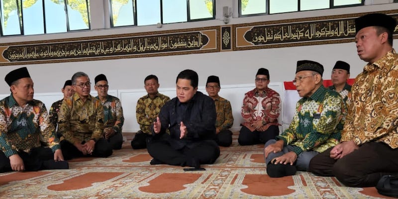 Ke Belanda, Erick Thohir Janji Bantu Pembangunan Islamic Centre di Masjid Al Hikmah Den Hag