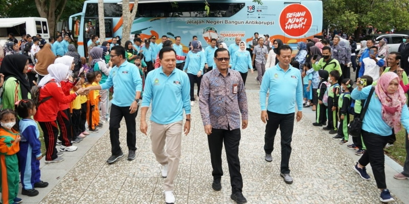 Usai Kota Palembang, <i>Roadshow</i> Bus Antikorupsi 2022 KPK Kini Sambangi Kota Prabumulih