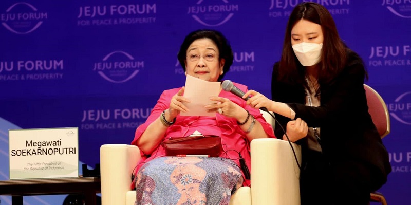 Di Jeju Forum, Megawati: Persoalan Dua Korea Tak Boleh Diintervensi Asing