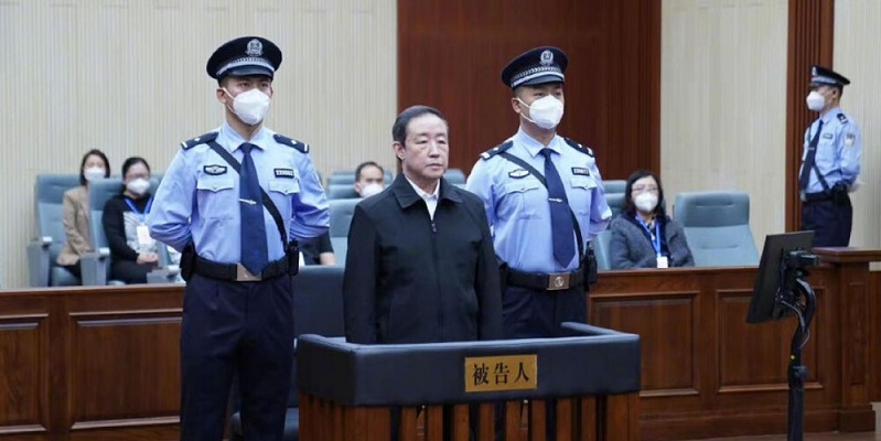Terima Suap, Mantan Menteri Kehakiman China Dipenjara Seumur Hidup