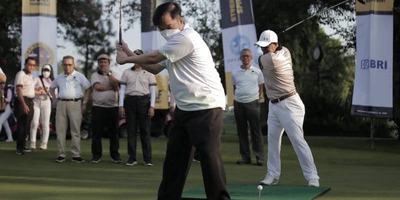 IPHI gelar turnamen golf di lapangan golf Senayan, Jakarta, Minggu (11/9)/Ist