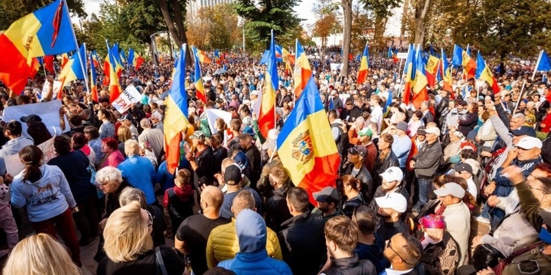 Ribuan Warga Moldova Protes Minta Presiden Sandu dan PM Natalia Mundur dari Jabatan