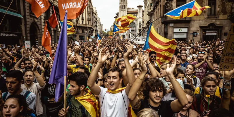 Tetap Ingin Berpisah dari Spanyol, Catalonia Dorong Referendum Kemerdekaan Baru