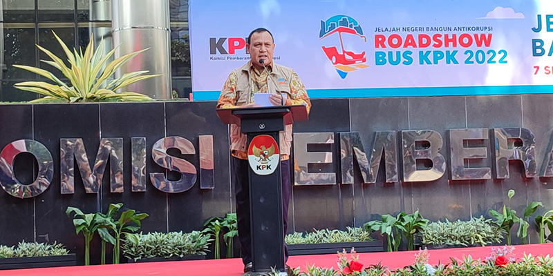 Ketua KPK RI Firli Bahuri melaunching bus KPK jelajah negeri bangun antikorupsi/RMOL