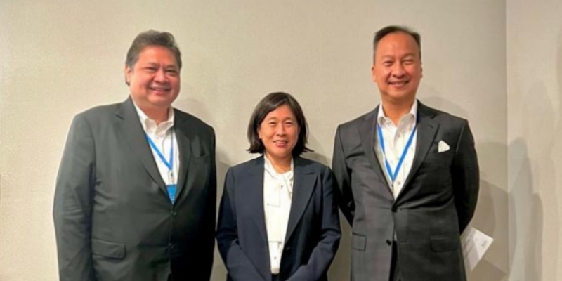 Penguatan Kerja Sama Ekonomi, Menko Airlangga Terima Kunjungan USTR