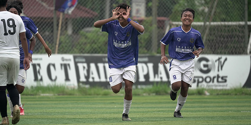 Abimanyu SA U-16 Pesta Gol Melawan Pro Direct U-16