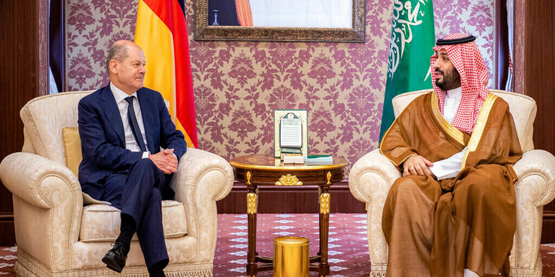 Temui Putra Mahkota Arab Saudi, Kanselir Jerman Mulai Perburuan Energi di Negara Teluk